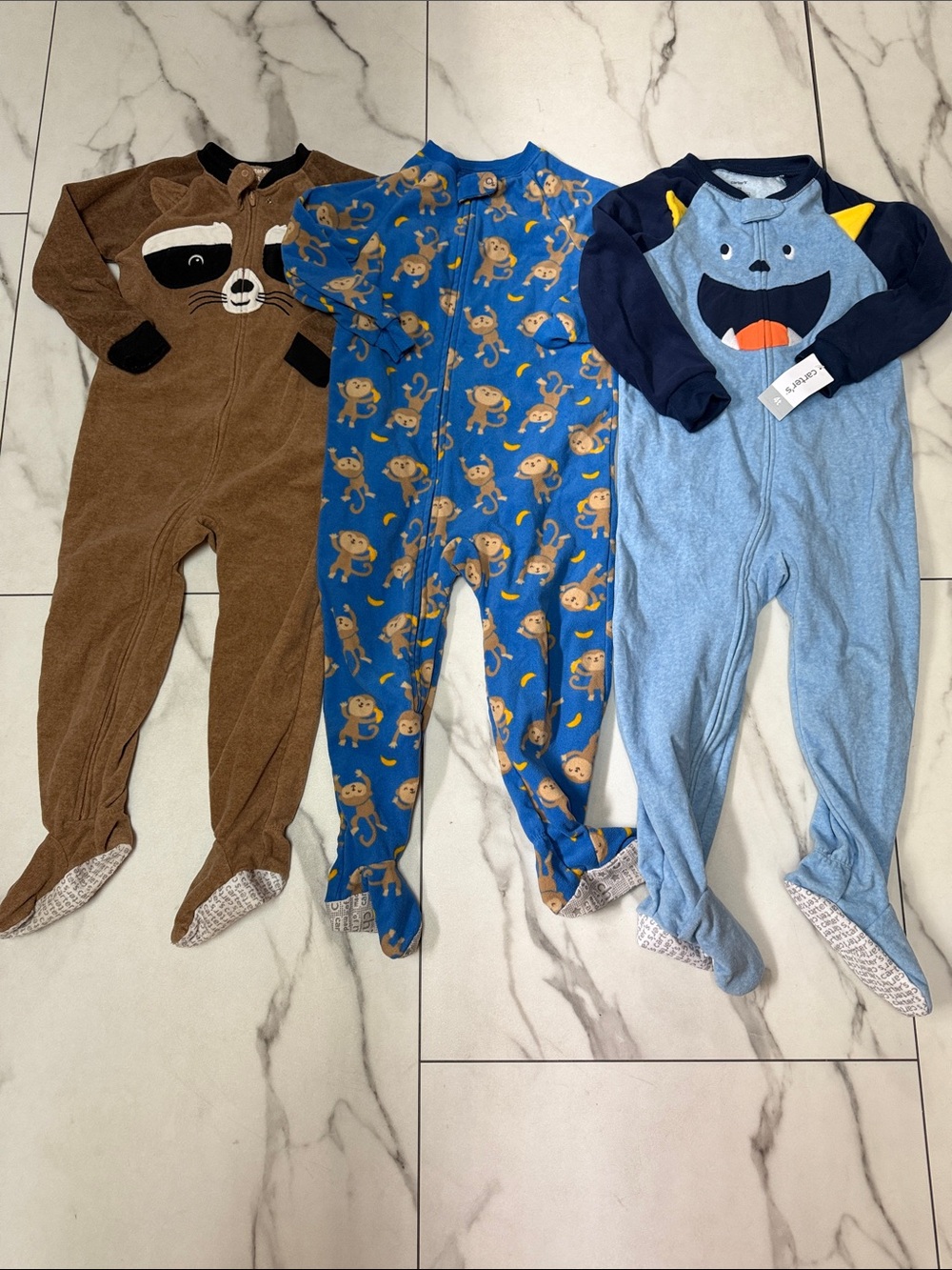 Boys Fleece Pajamas Size 4T